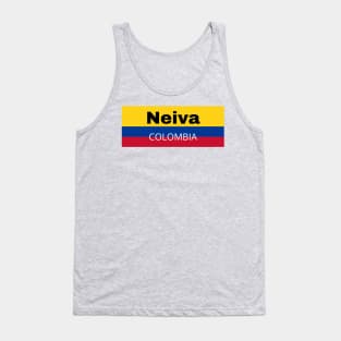 Neiva City in Colombia Flag Tank Top